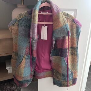 Women's Multicolor Plaid Jacket